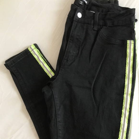 Ankle cut black skinny size 13 reflector - Picture 3 of 4